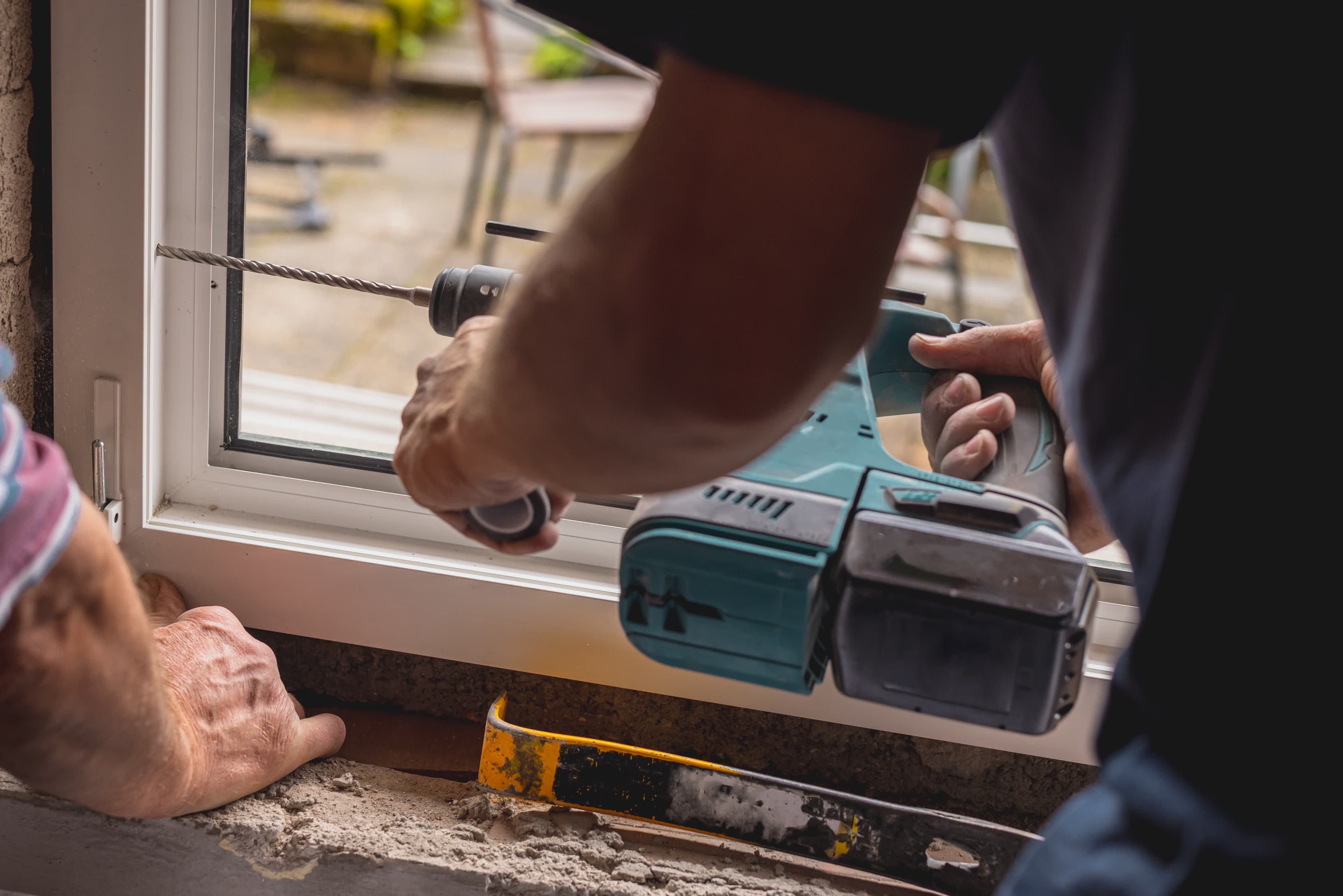 uPVC door and window fixing